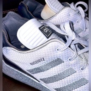 EUC adidas Busenitz Pure Boost Gray. Size 10. CUSTOMIZED BOOST.